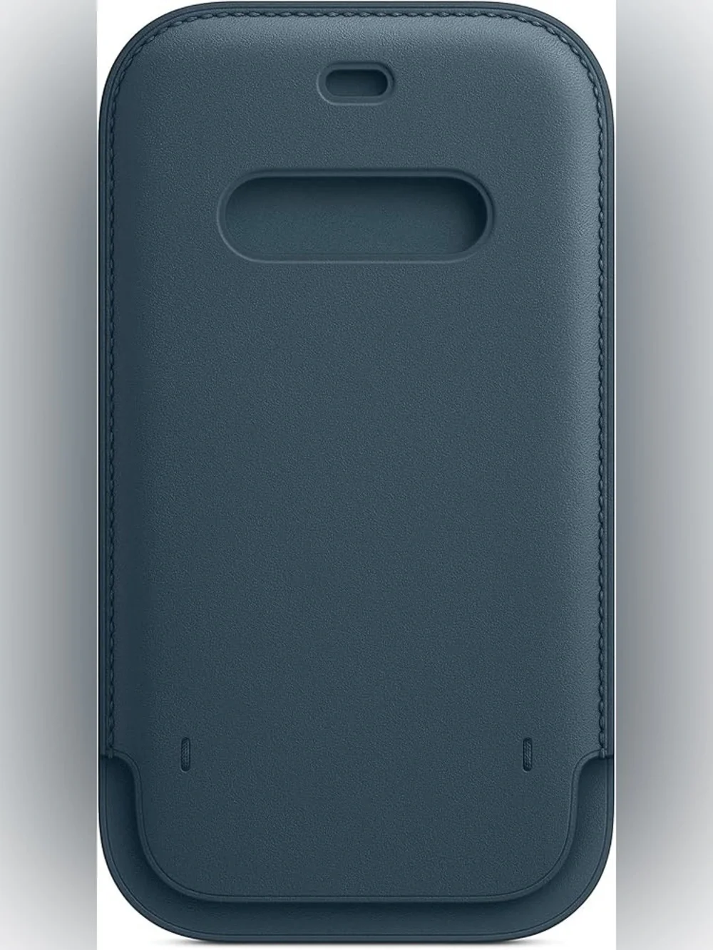 Apple iPhone 12 and 12 Pro Leather Sleeve with MagSafe - Baltic Blue